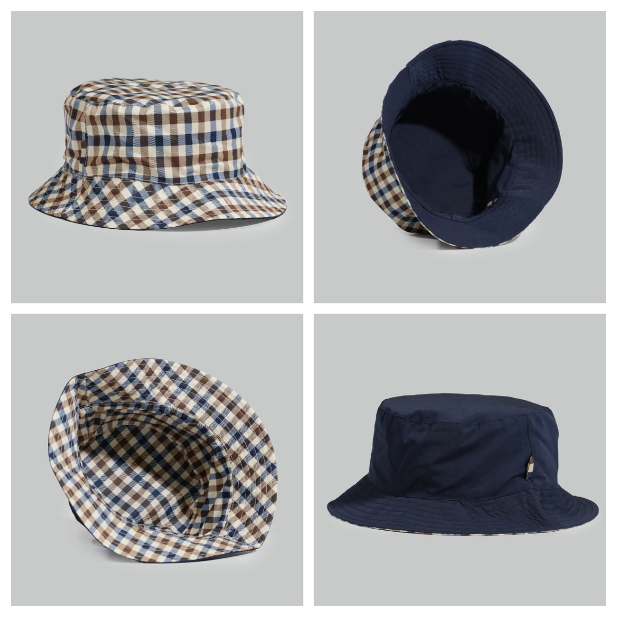 Aquascutum Active Hydro Reversible Bucket Hat Adaptor Clothing