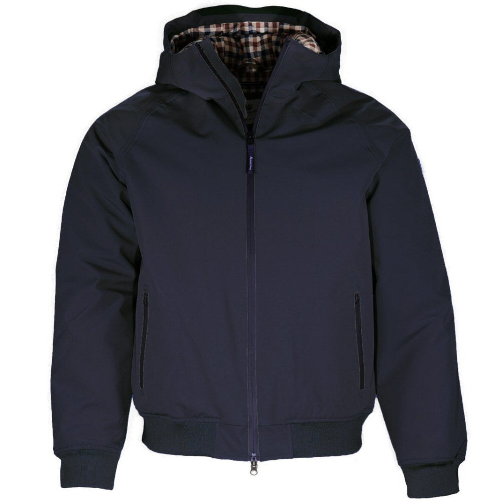 Aquascutum Active All Weather Waterproof Shell Jacket Navy Adaptor Clothing