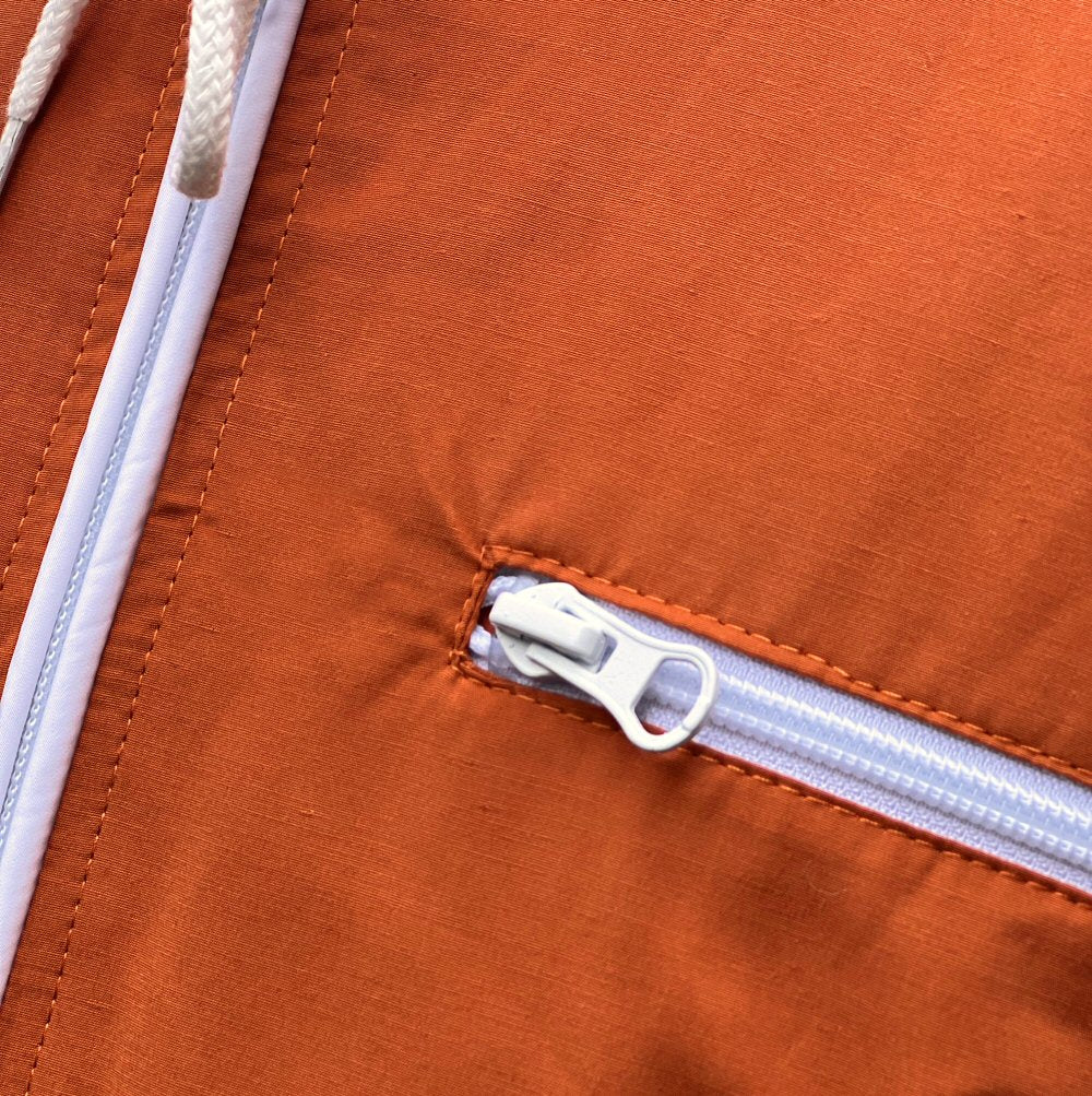 Adaptor Clothing Retro Sixties Replica Windbreaker Burnt Orange