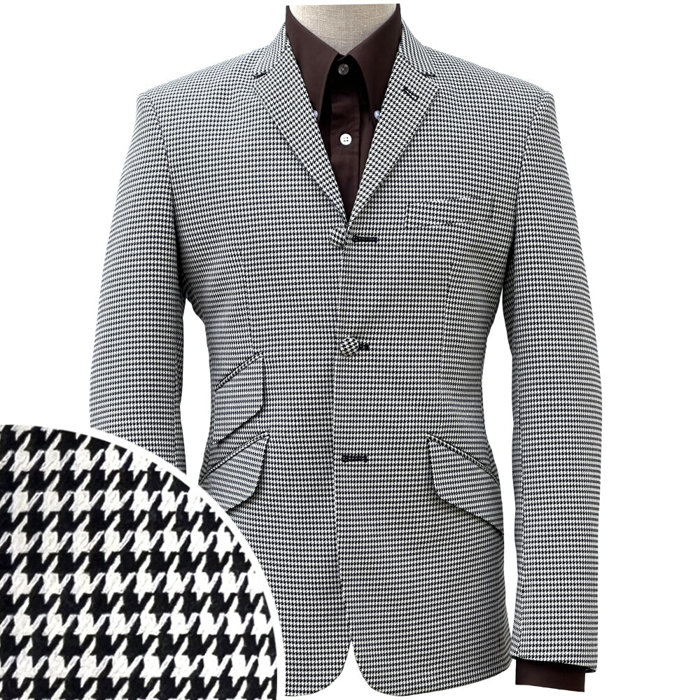 Black and white dogtooth jacket online