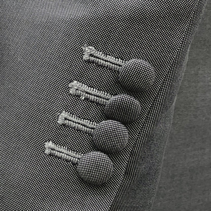 Adaptor Clothing Mod 3 Button Plain Tonic Suit Charcoal