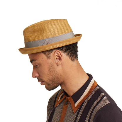 Dasmarca Retro Rude Boy Andy Trilby / Pork Pie Hat Yellow