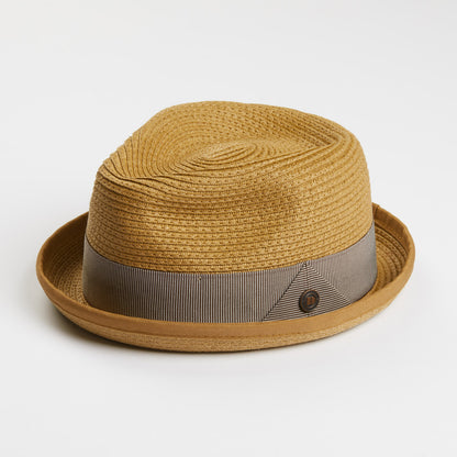 Dasmarca Retro Rude Boy Andy Trilby / Pork Pie Hat Yellow