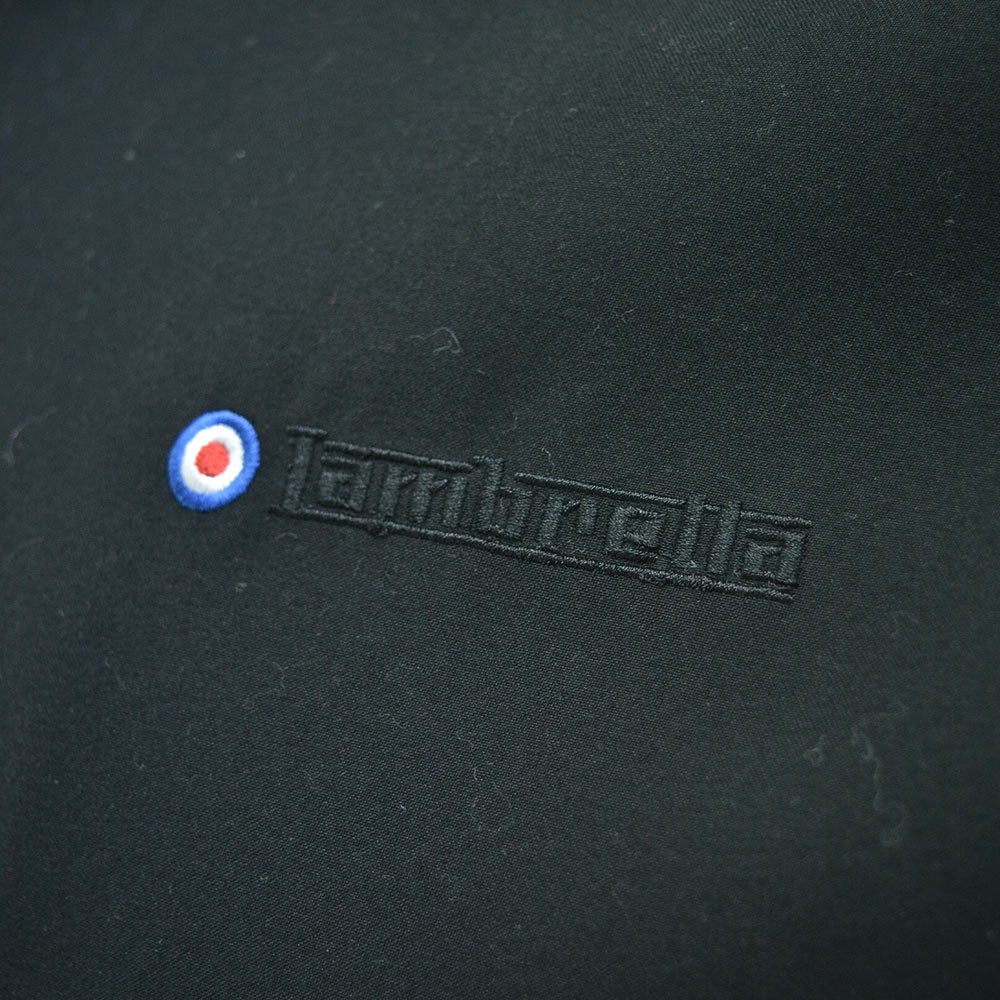 Lambretta Shower Resistant Harrington Jacket Black