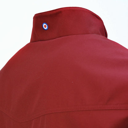 Lambretta Shower Resistant Harrington Jacket Burgundy