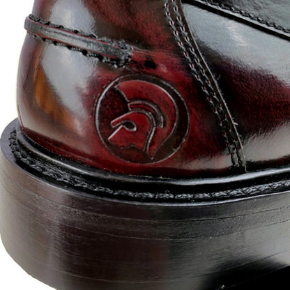 Delicious Junction x Trojan Branded DUKE Tassel Loafers Shoe Oxblood