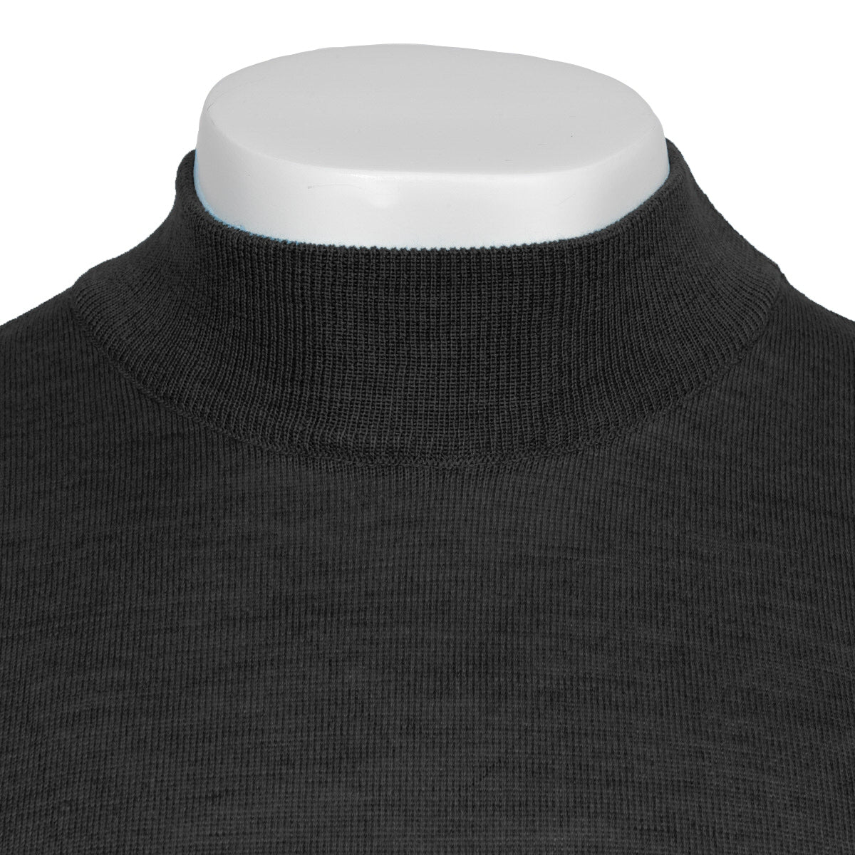 Franco Ponti Made in Italy Merino Wool TURTLE Neck Jumper Charcoal