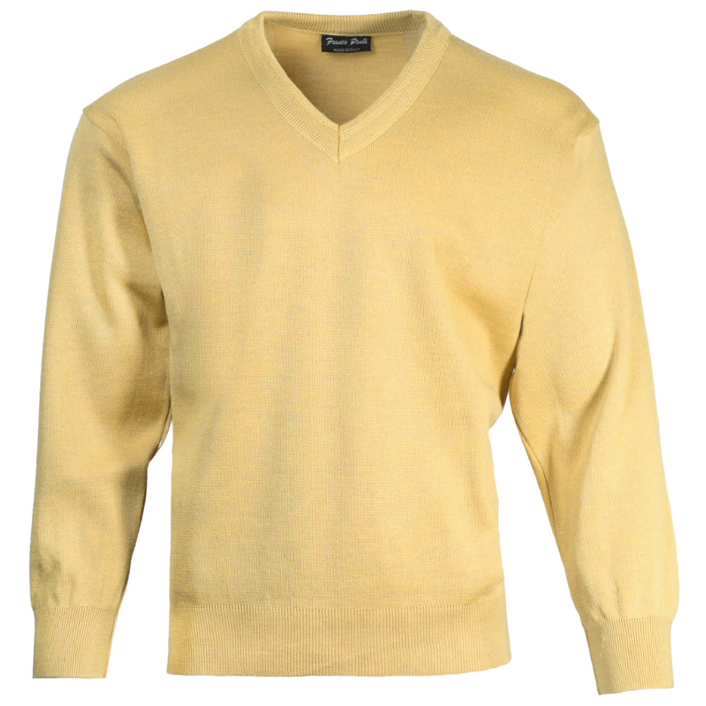 Franco Ponti Made in Italy Merino Wool V-NECK Jumper (13 Colours)