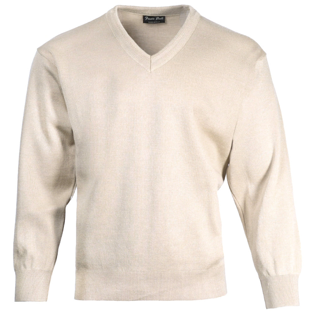 Franco Ponti Made in Italy Merino Wool V-NECK Jumper (13 Colours)