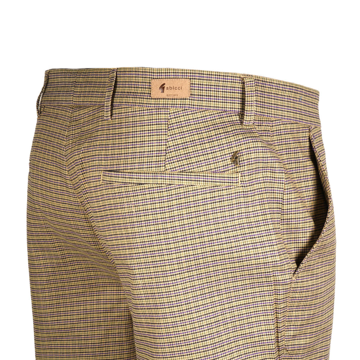 Gabicci Vintage Mini Puppytooth Check Trousers Spruce