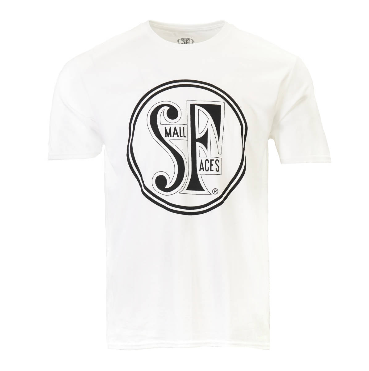 Official Small Faces SF Logo T-Shirt White