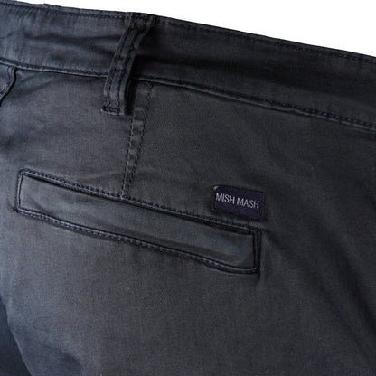 Mish Mash Cotton Stretch Twill Combat Shorts Navy