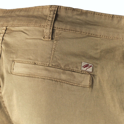 Mish Mash Cotton Stretch Twill Combat Shorts Stone