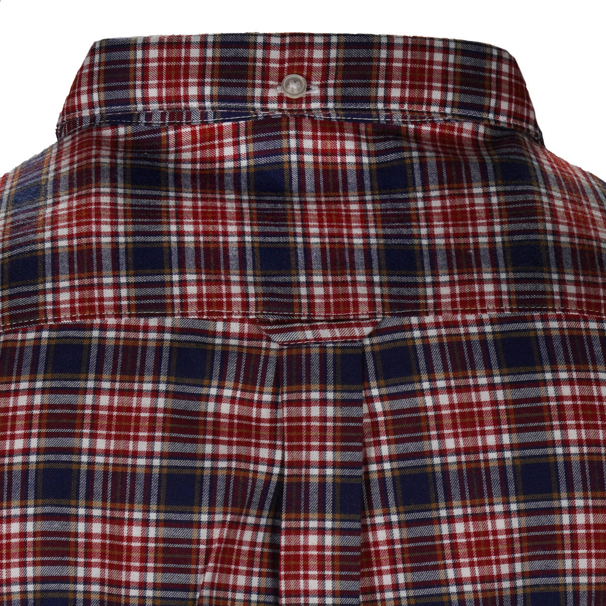 Farah Cotton Tartan Check Shirt Red Navy