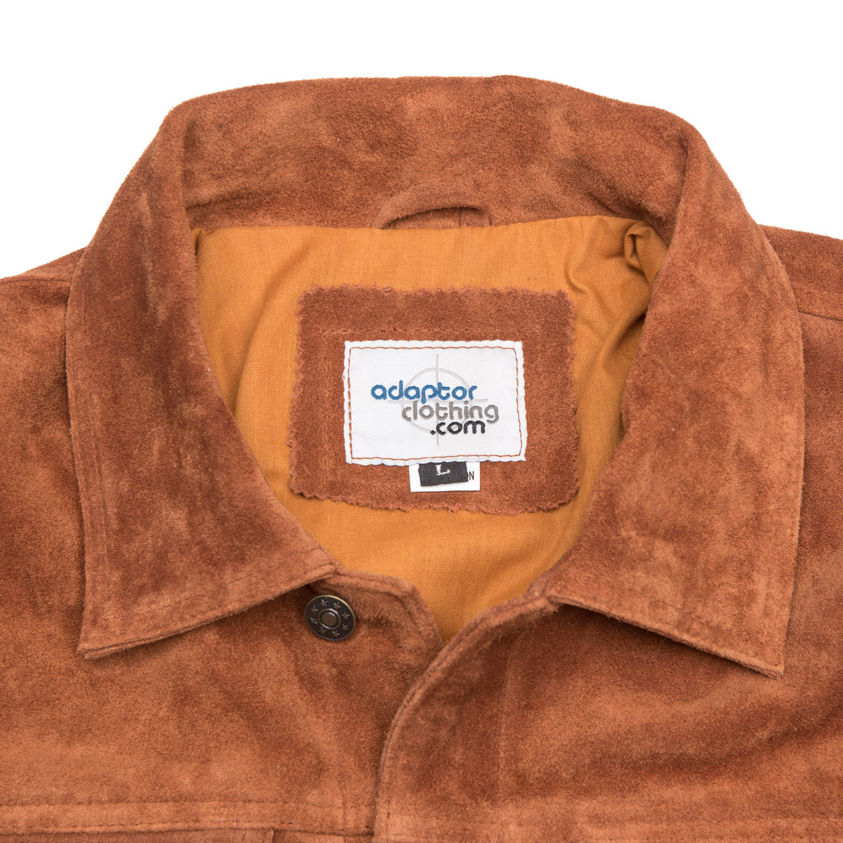 Adaptor Clothing Suede Trucker Jacket Tan