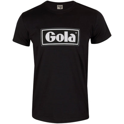 Gola  90's Britpop Logo T Shirt Black