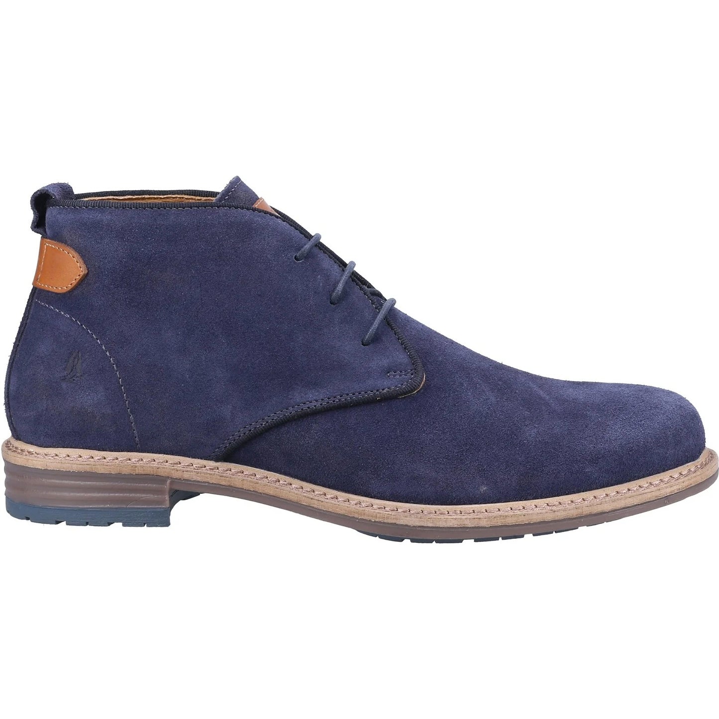 Hush Puppies Jonas Suede Lace Up Chukka Boots Navy