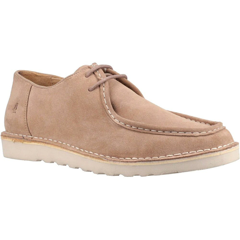 Hush Puppies Otis Classic 2 Hole Suede Wallabee Shoes Sand