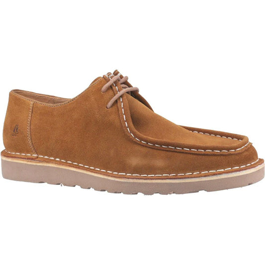 Hush Puppies Otis Classic 2 Hole Suede Wallabee Shoes Tan