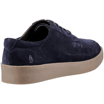 Hush Puppies Rafael Retro 5 Hole Wedge Sole Suede Shoes Navy