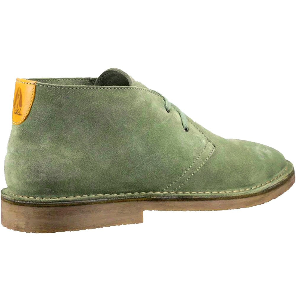 Hush Puppies Samuel Classic 2 Hole Suede Desert Boots Sage