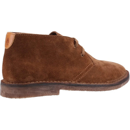 Hush Puppies Samuel Classic 2 Hole Suede Desert Boots Tan