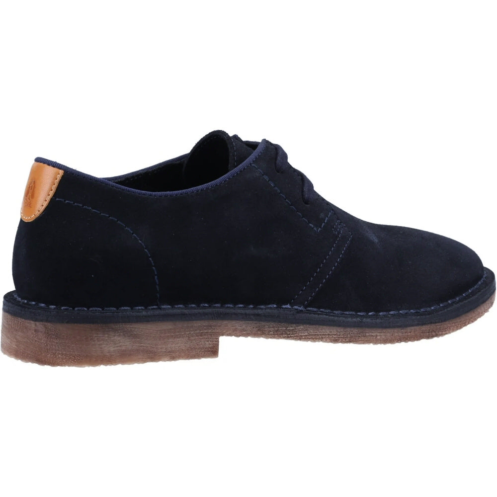 Hush Puppies Scout Classic 2 Hole Suede Desert Shoes Navy