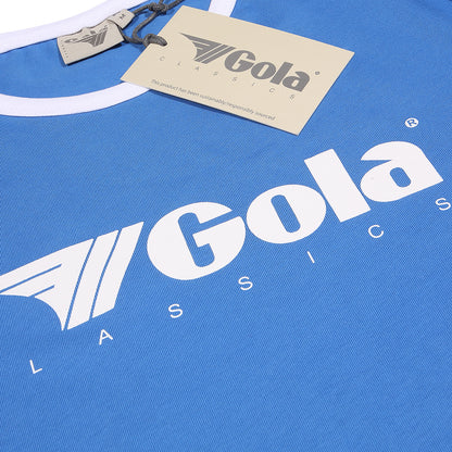 Gola Classic Logo Ringer T Shirt Royal Blue