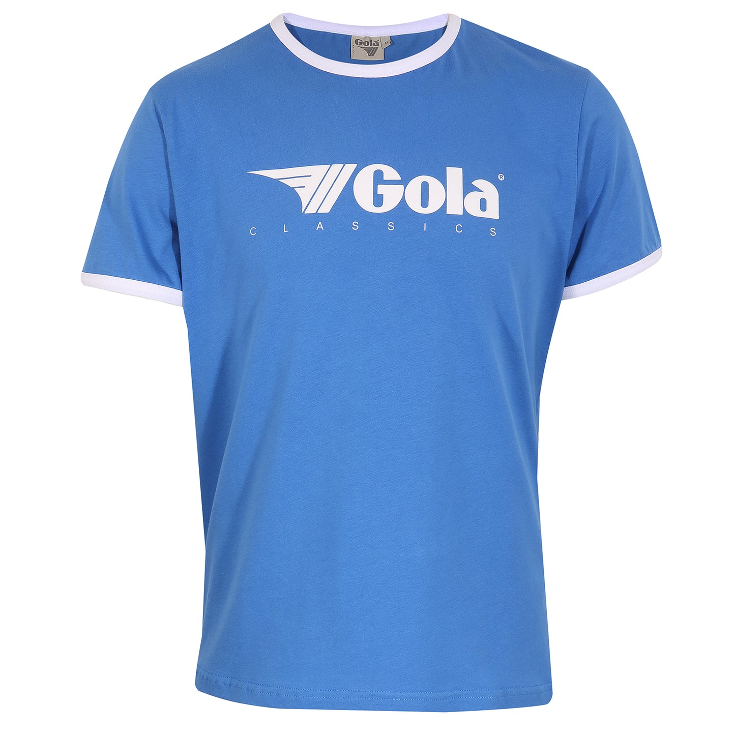 Gola Classic Logo Ringer T Shirt Royal Blue