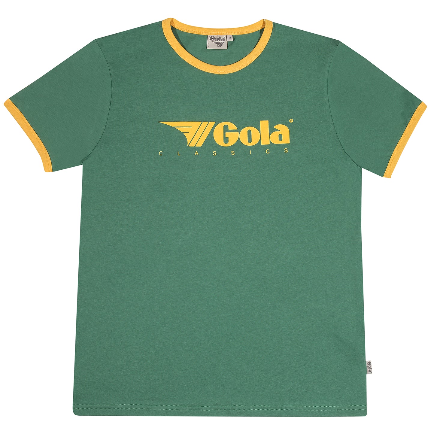 Gola Classic Logo Ringer T Shirt Green