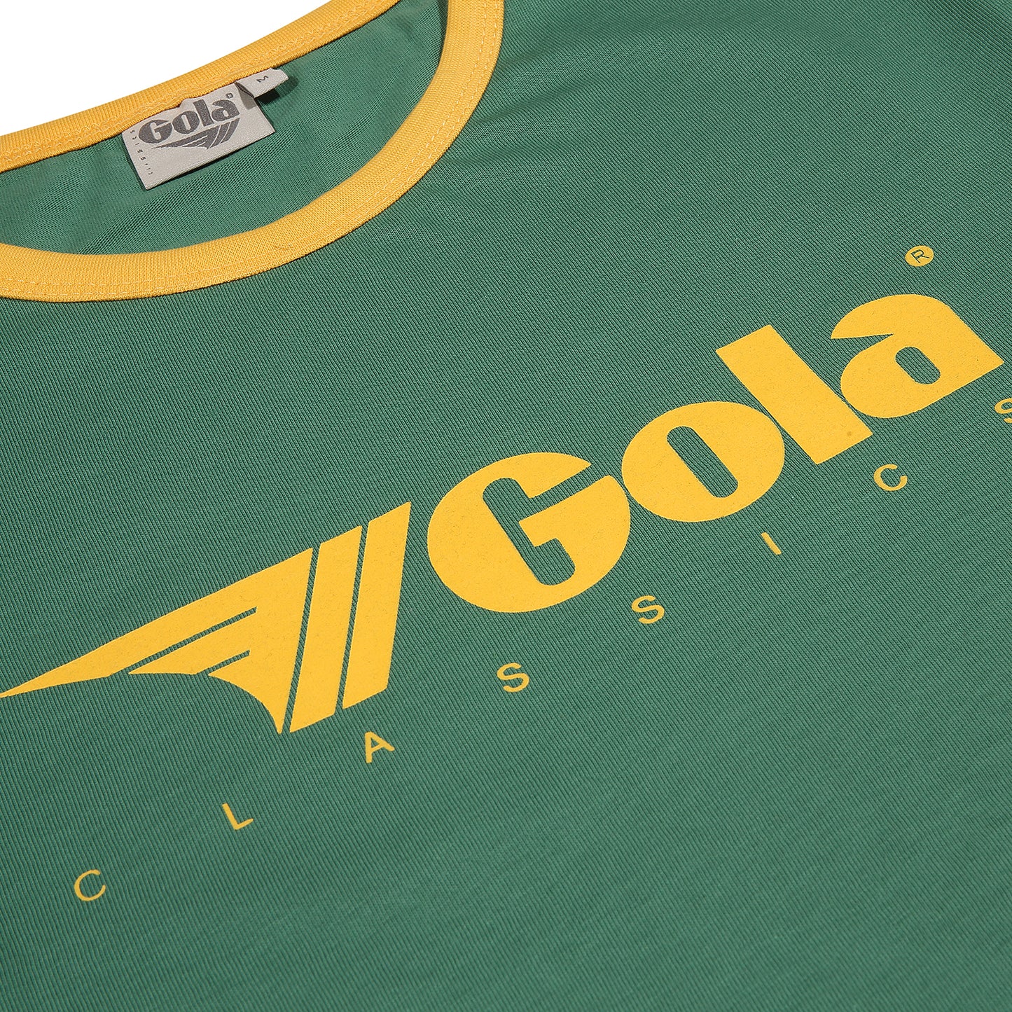 Gola Classic Logo Ringer T Shirt Green