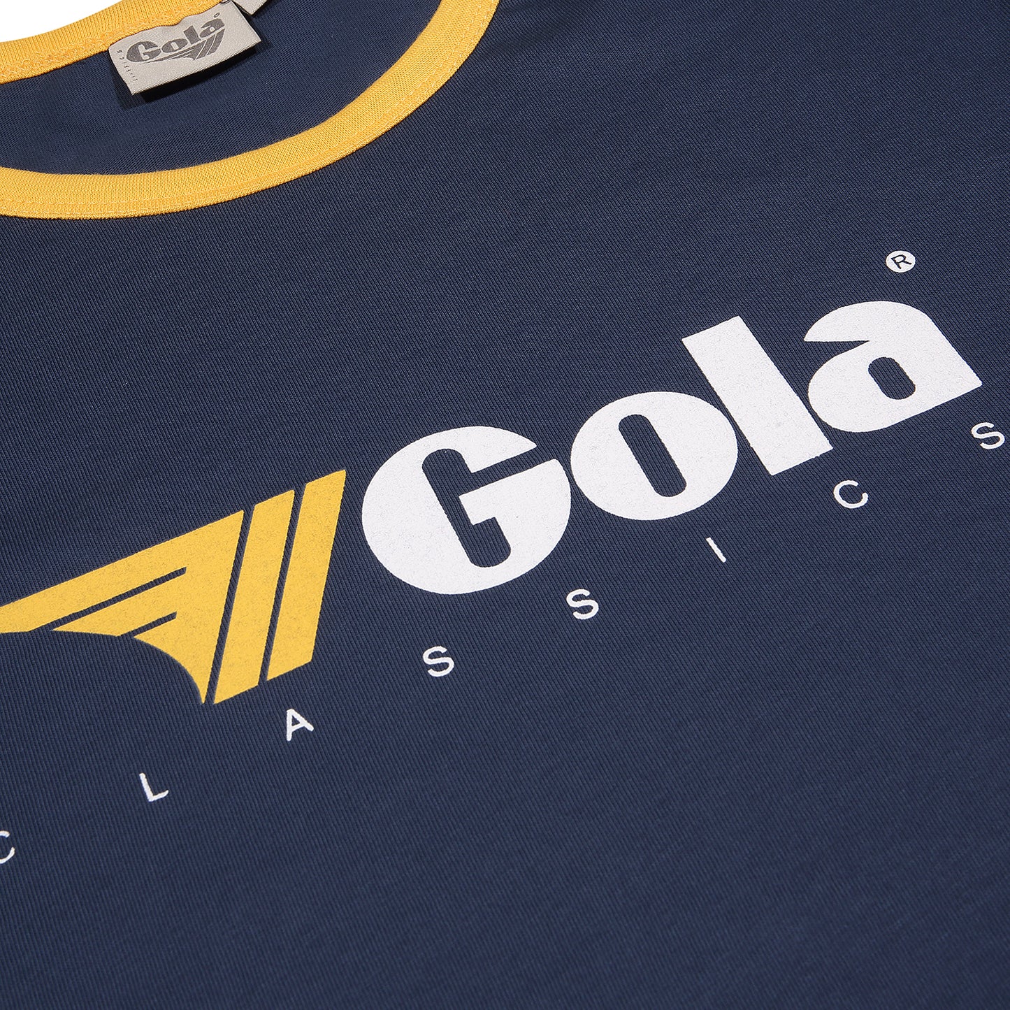 Gola Classic Logo Ringer T Shirt Navy