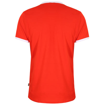 Gola Classic Logo Ringer T Shirt Red