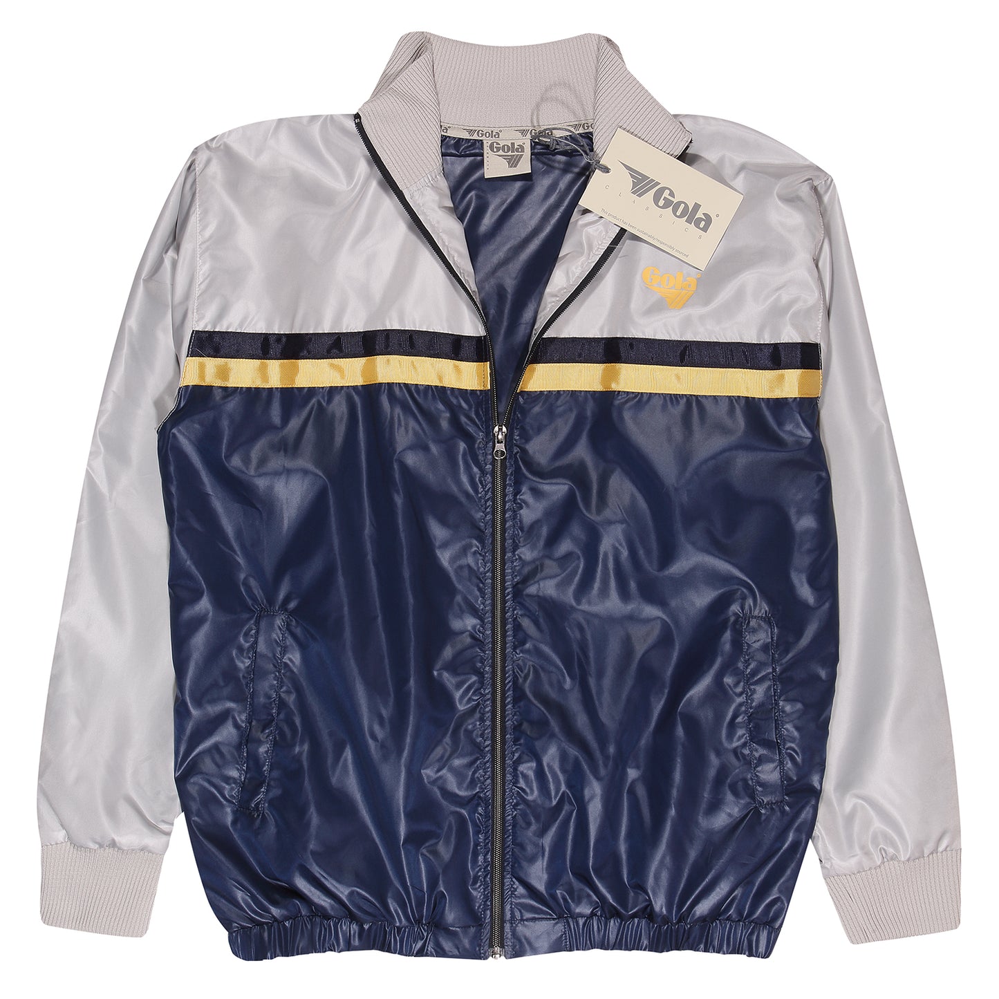 Gola Colour Block Shell Track Top Jacket Navy