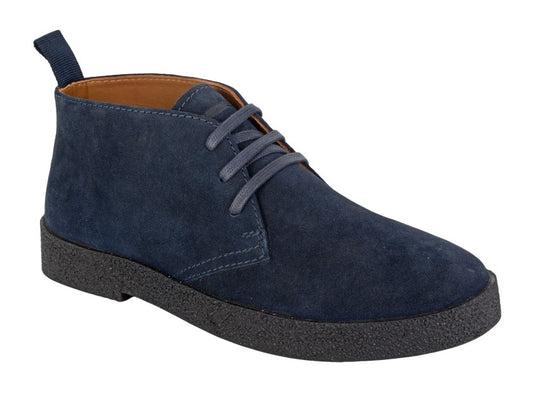 Roamers Suede Bullitt Chukka Boot Navy