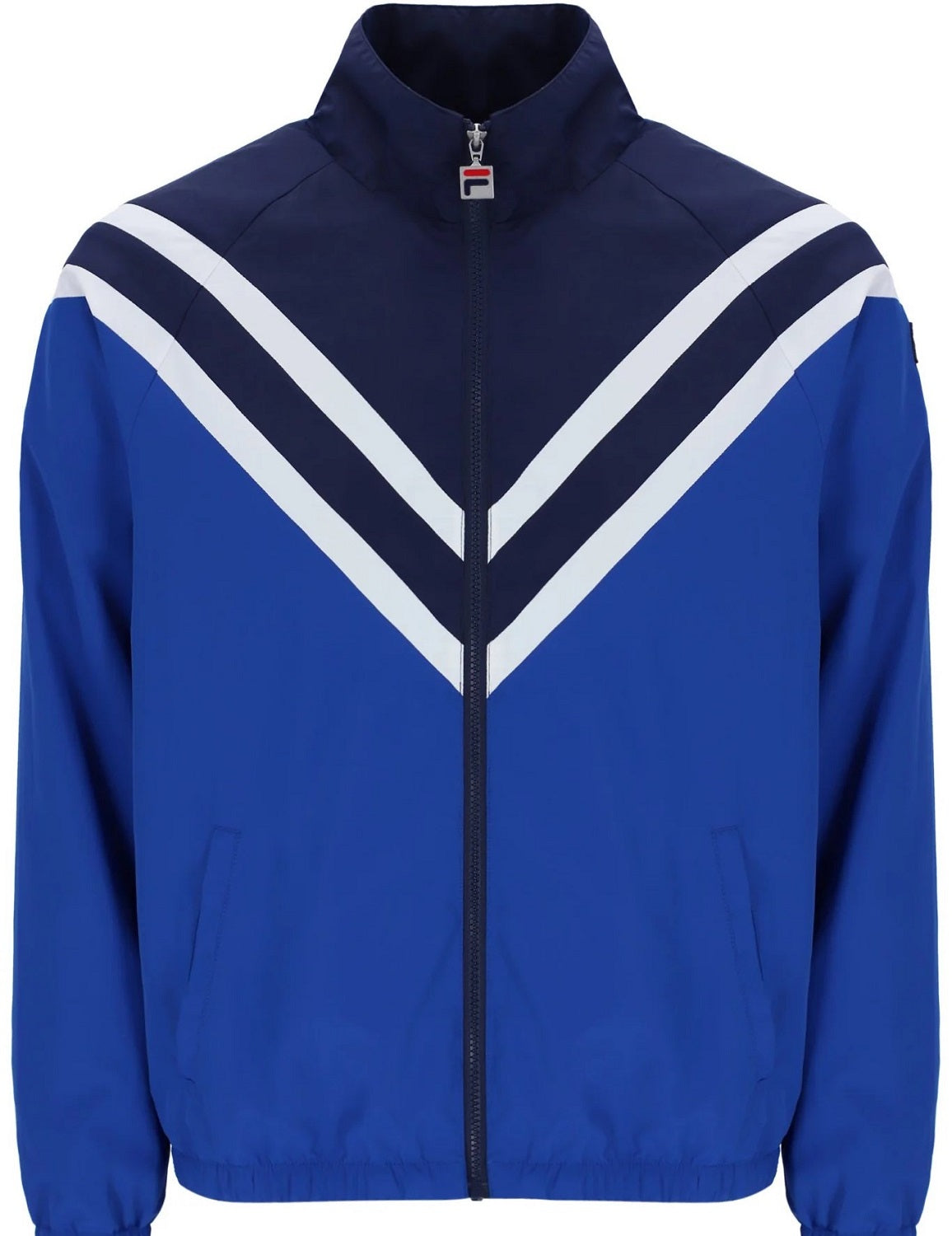 Fila Chevron Panelled Track Jacket Italian Blue