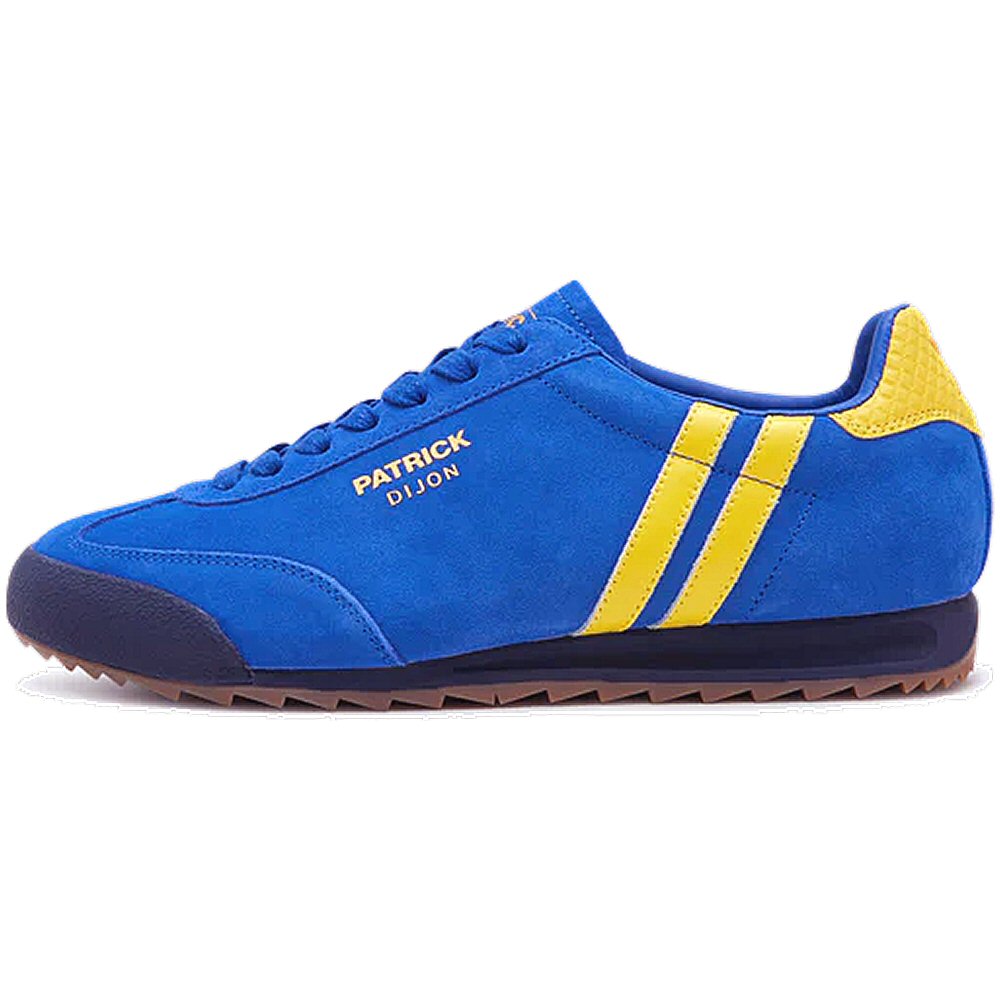 Patrick Rio Suede Trainer Royal Blue / Yellow