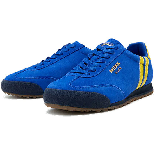 Patrick Rio Suede Trainer Royal Blue / Yellow