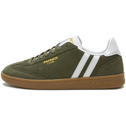 Patrick Lyon Suede Trainer Olive / White