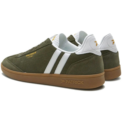 Patrick Lyon Suede Trainer Olive / White