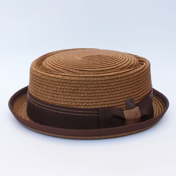 Dasmarca Retro Rude Boy Rico Trilby / Pork Pie Hat Brown