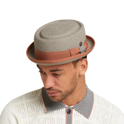 Dasmarca Retro Rude Boy Rico Trilby / Pork Pie Hat Taupe