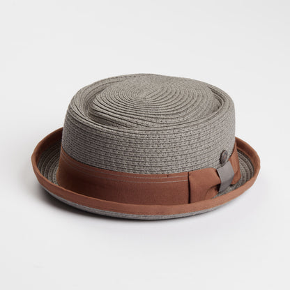 Dasmarca Retro Rude Boy Rico Trilby / Pork Pie Hat Taupe