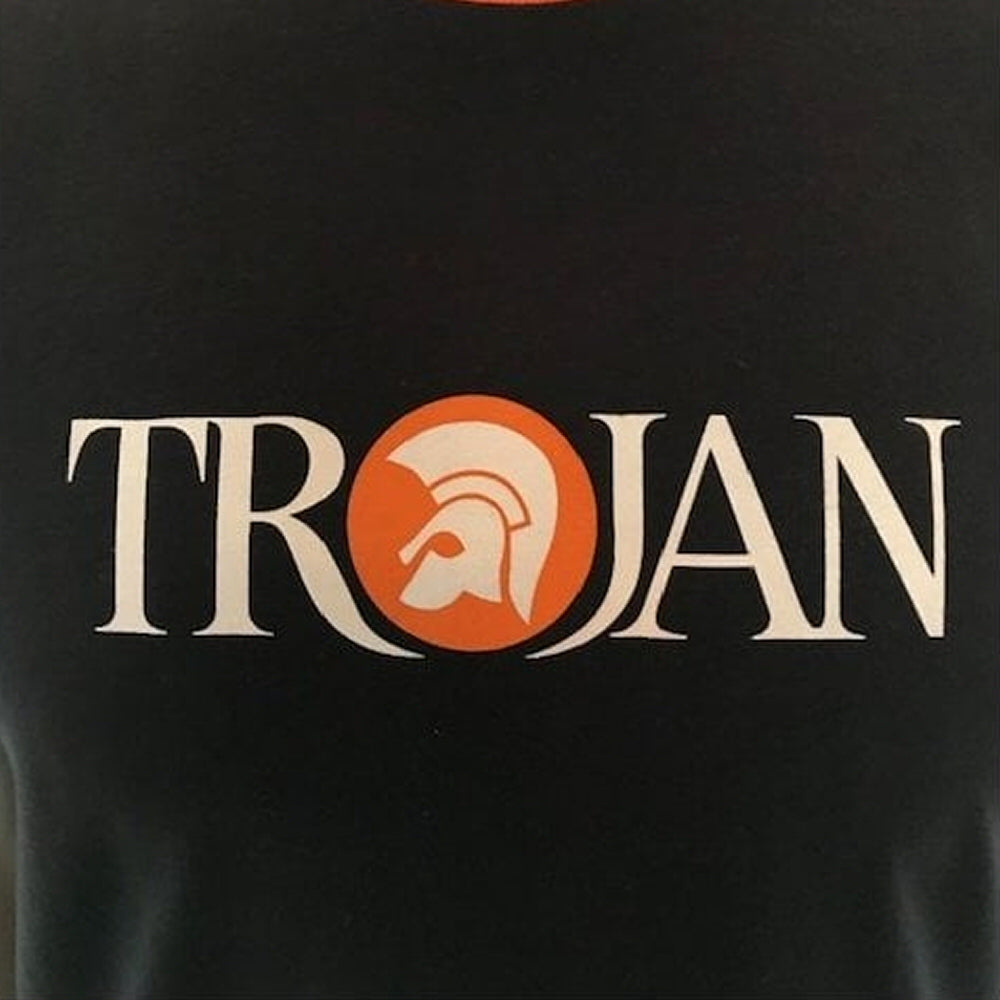 Trojan Records Helmet Logo Ringer T-Shirt Black