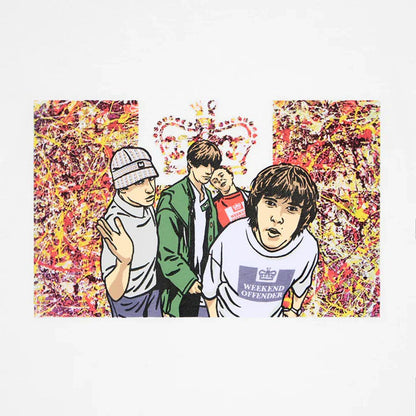 Weekender Offender Stone Roses Print T-Shirt White