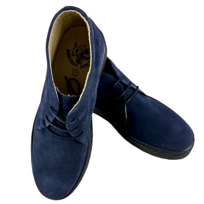 Delicious Junction Suede Playboy Bullitt Boot Dark Navy