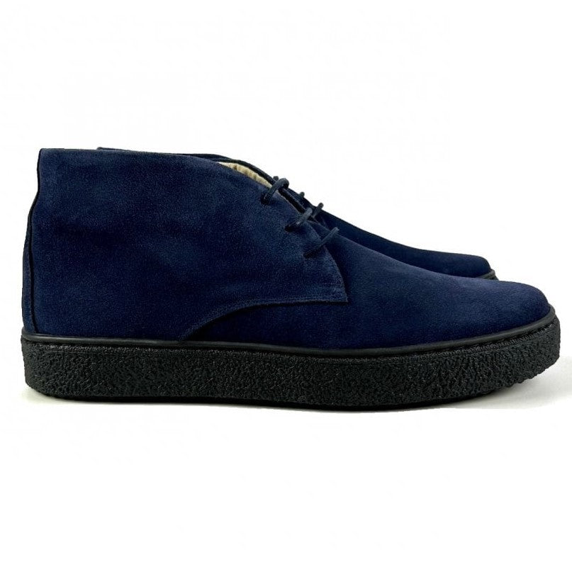 Delicious Junction Suede Playboy Bullitt Boot Dark Navy