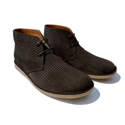 Delicious Junction Corded Suede Desert Boot Chocolate