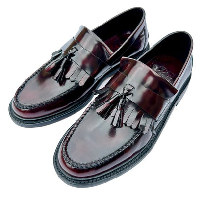 Delicious Junction Tassel Loafers Oxblood