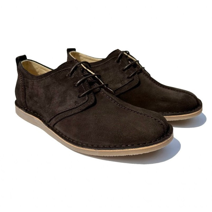 Delicious Junction Suede Trekker Shoe Chocolate